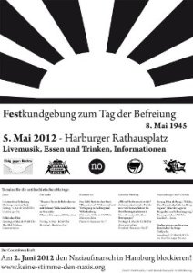 Plakat - Tag der Befreiung Harburg 2012